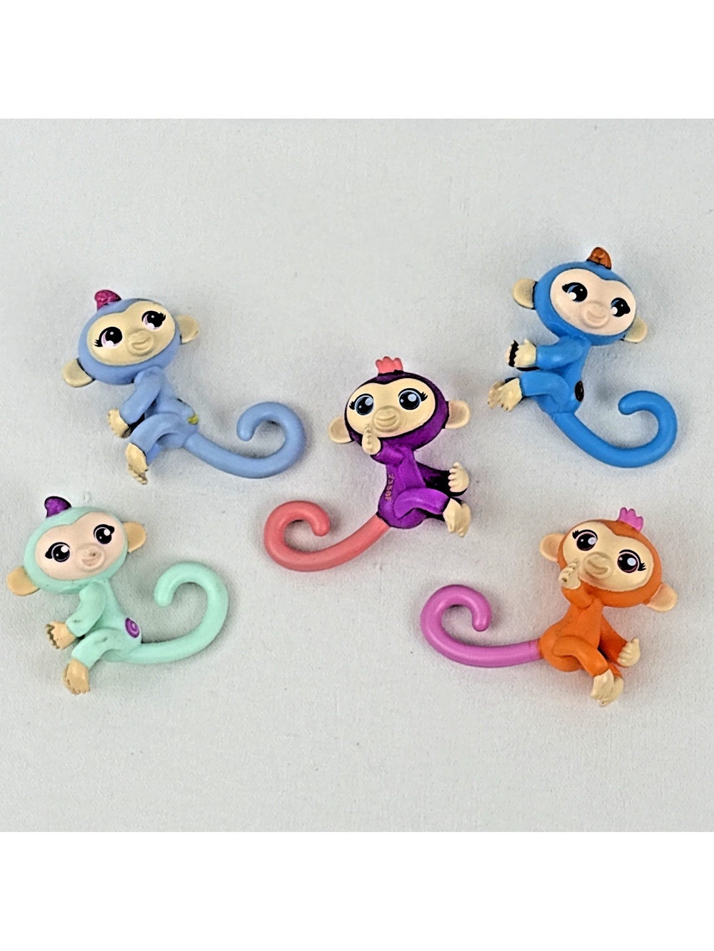 Fingerlings Minis Lot Monkey 2" Purple Orange Blue Wowee 2018